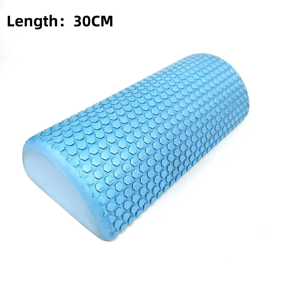30/33cm Fitness Foam Roller – Yoga & Pilates Massage Roller for Muscle Recovery & Therapy