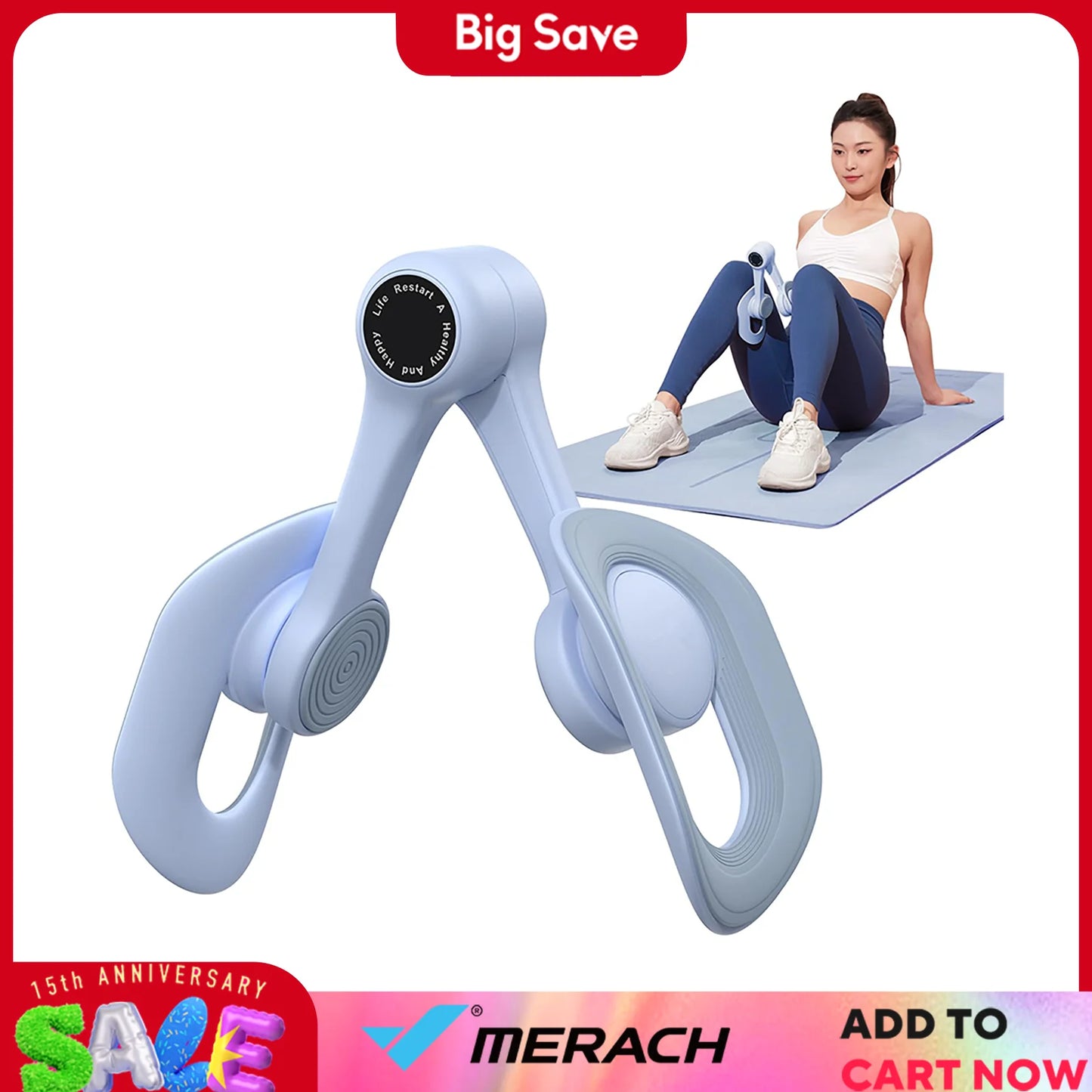 Thigh Trainer – Pelvic Floor & Inner Thigh Exercise Device for Home Workout and Postpartum Recovery