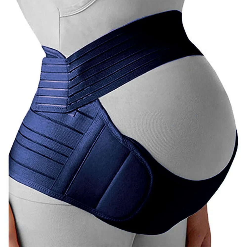 Maternity Belt 3-in-1 Pregnancy Support Band | Belly, Back, Pelvic & Hip Pain Relief Brace | Adjustable Prenatal Belly Support for Pregnant Women
