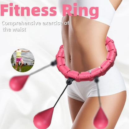 Detachable Weighted Hula Hoop – Non-Falling Slimming Fitness Ring for Waist Training & Fat Burning