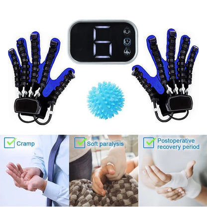 Intelligent Rehabilitation Robot Gloves – Stroke and Hemiplegia Hand Therapy Massage Training Gloves