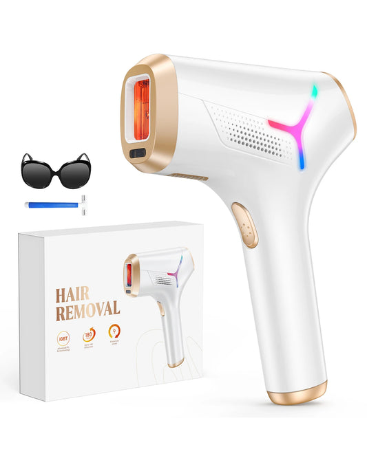 990,000 Flashes IPL Laser Hair Removal Device – Painless Permanent Hair Removal for Women & Men