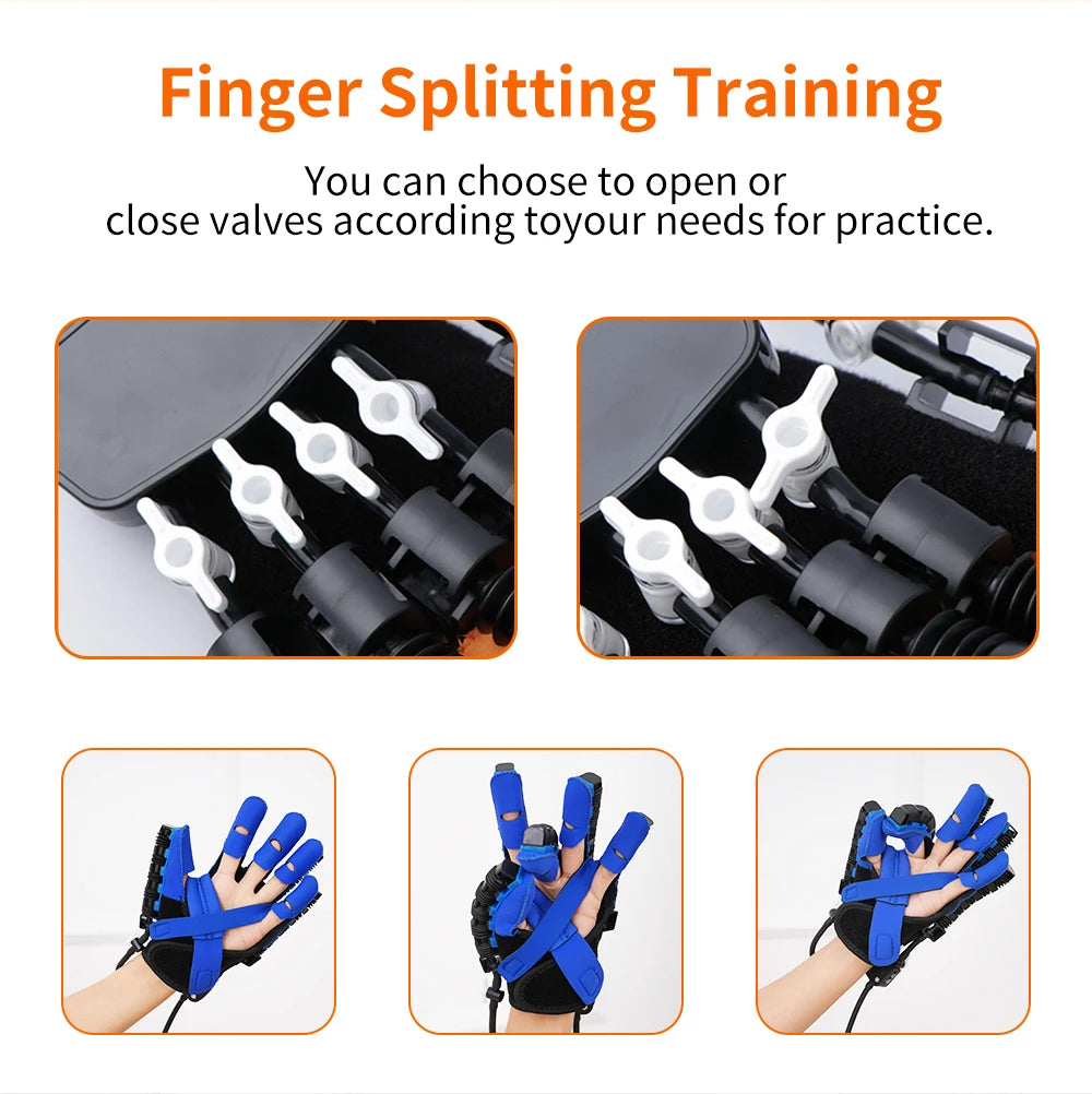 Intelligent Rehabilitation Robot Gloves – Stroke and Hemiplegia Hand Therapy Massage Training Gloves
