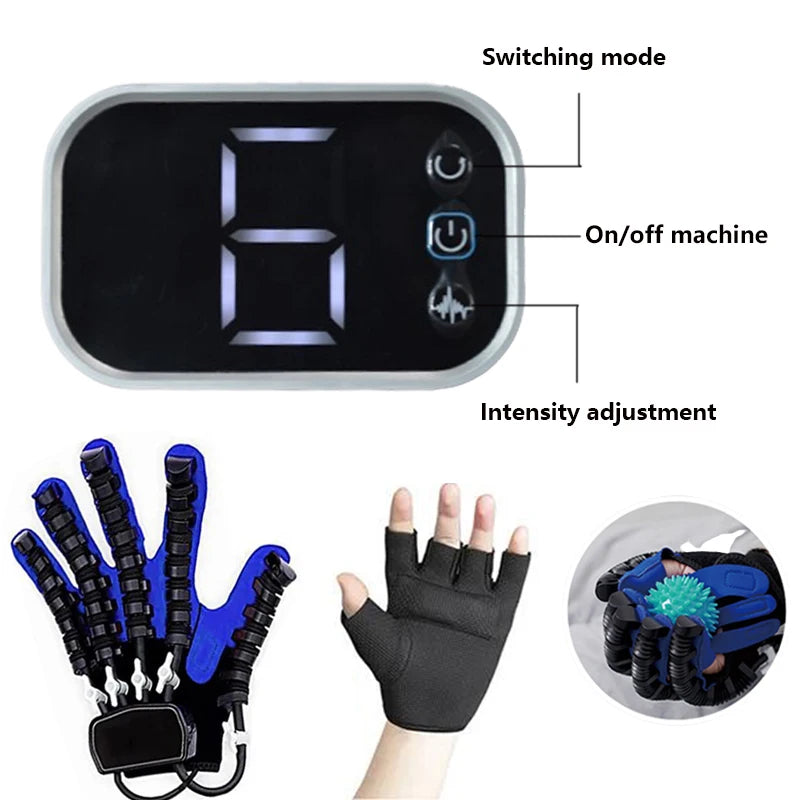 Intelligent Rehabilitation Robot Gloves – Stroke and Hemiplegia Hand Therapy Massage Training Gloves