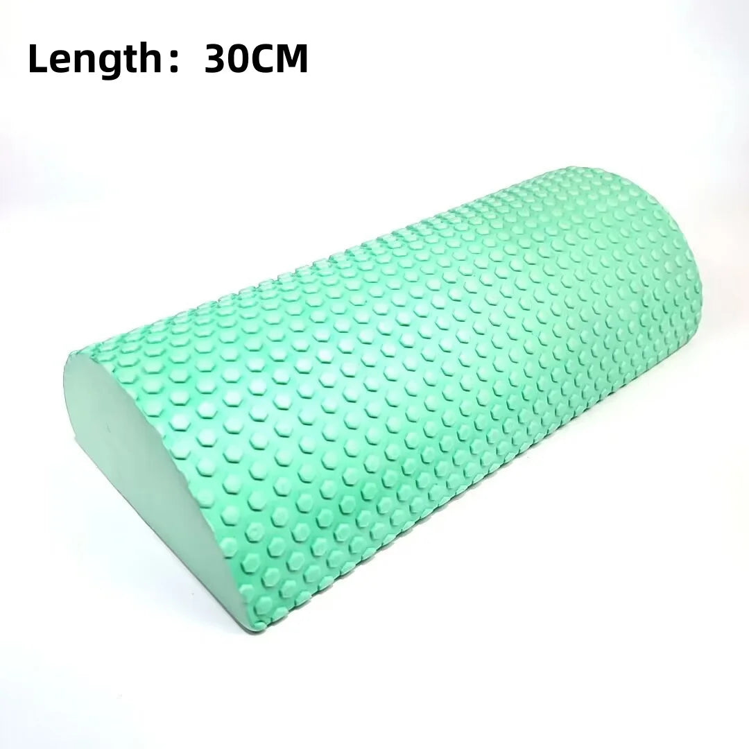 30/33cm Fitness Foam Roller – Yoga & Pilates Massage Roller for Muscle Recovery & Therapy