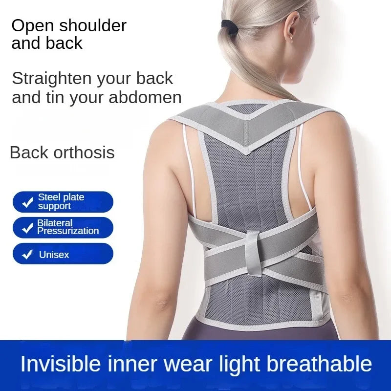 Posture Corrector Brace – Humpback Girdle Keel Spine Support for Scoliosis, Lumbar & Shoulder Alignment