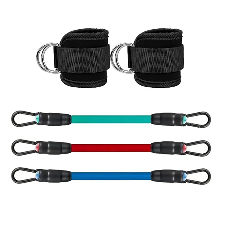 Ankle Straps Resistance Bands Set – Fitness Workout Equipment for Legs, Hips & Glutes Strength Training