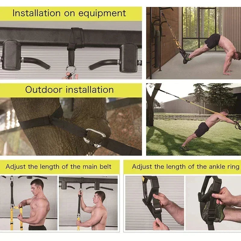 TRX GO Home Gym Suspension Trainer | Portable Full-Body Workout System for Strength, Core & Bodyweight Training at Home or Travel