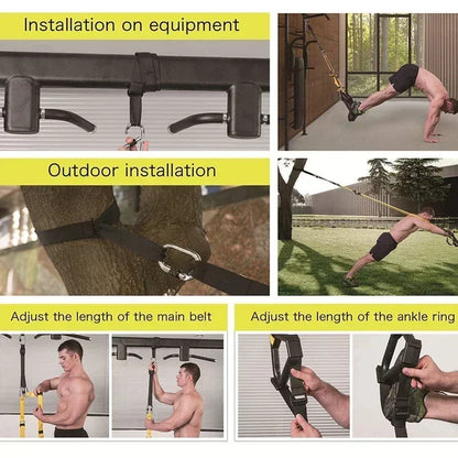 TRX GO Home Gym Suspension Trainer | Portable Full-Body Workout System for Strength, Core & Bodyweight Training at Home or Travel