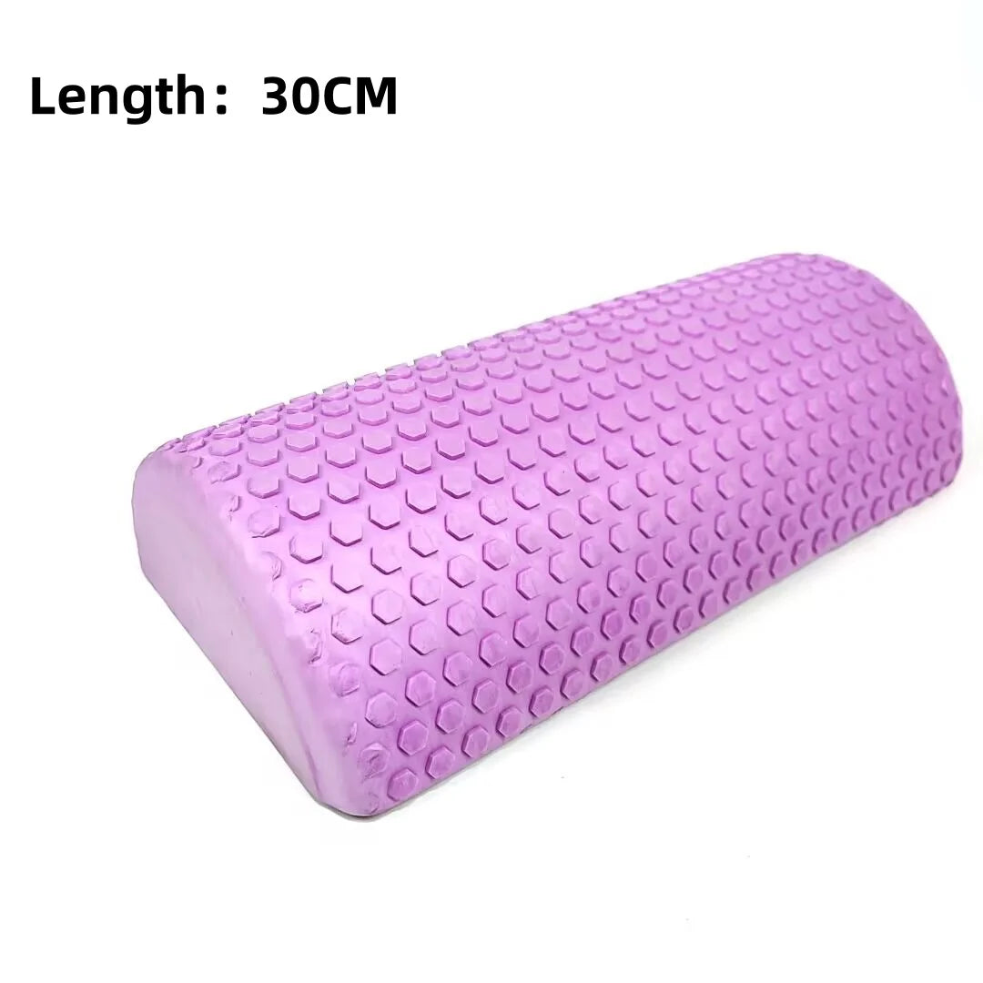 30/33cm Fitness Foam Roller – Yoga & Pilates Massage Roller for Muscle Recovery & Therapy