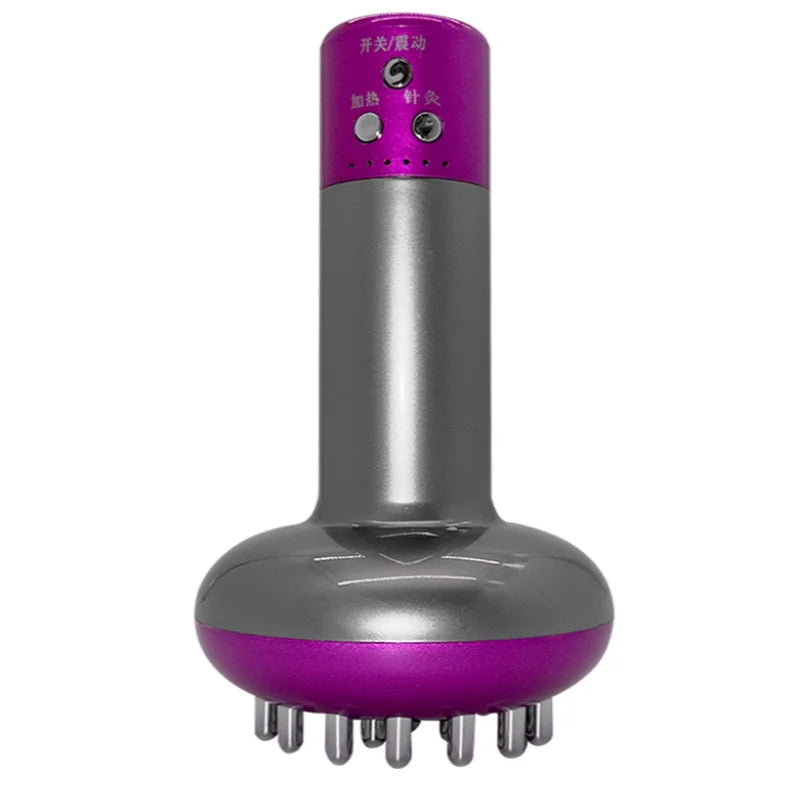 Electric Microcurrent Body Massage Brush – Lymphatic Drainage & Anti-Cellulite Guasha Therapy Device