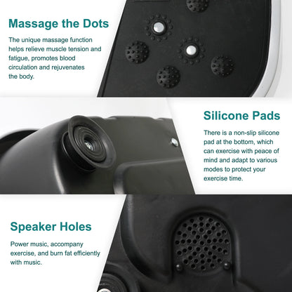 Vibration Plate Exercise Machine – Portable Fat-Burning Platform with Bluetooth, Remote Control & Resistance Bands