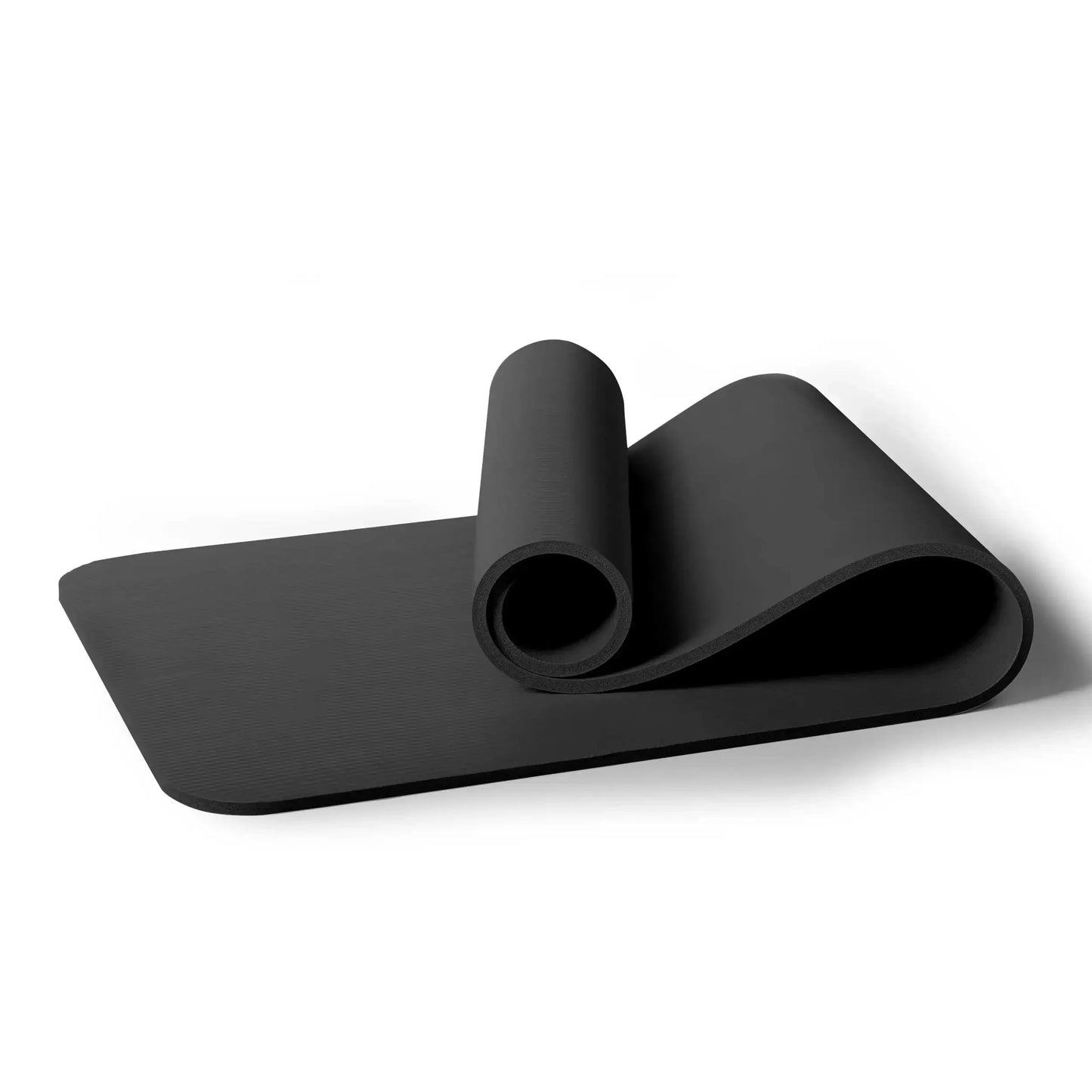 12mm Thick NBR Yoga Mat for Fitness | Non-Slip Wide Exercise Mat with Carry Strap | High-Density Cushioning for Home Gym & Workouts