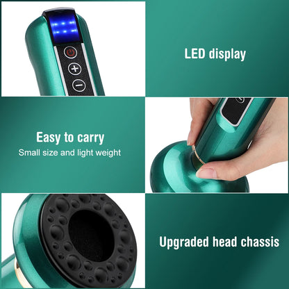 Intelligent Electric Cupping & Guasha Massager – 6-Speed Vacuum Slimming and Detox Therapy Device