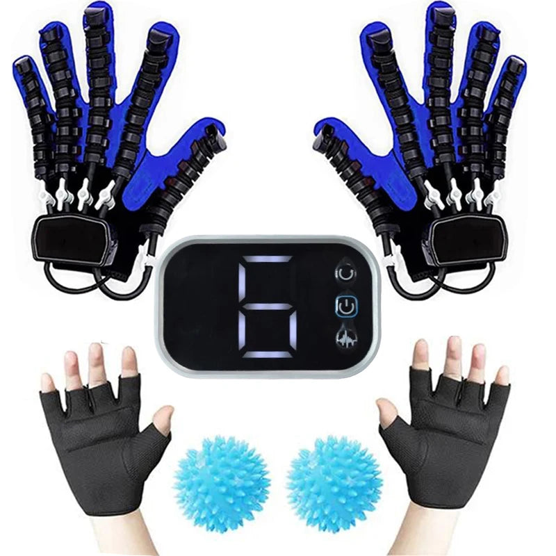 Intelligent Rehabilitation Robot Gloves – Stroke and Hemiplegia Hand Therapy Massage Training Gloves