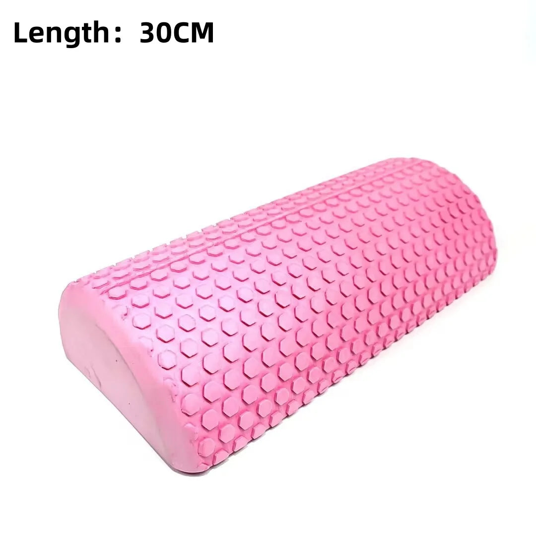 30/33cm Fitness Foam Roller – Yoga & Pilates Massage Roller for Muscle Recovery & Therapy