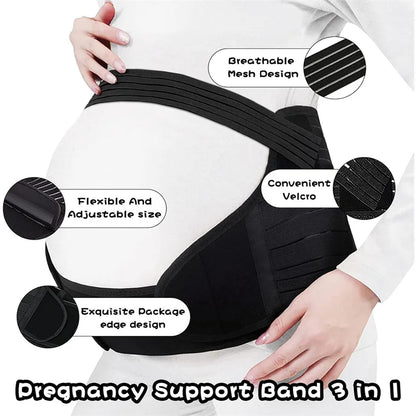 Maternity Support Belt – Adjustable Belly & Waist Care Band for Pregnancy Comfort and Baby Protection